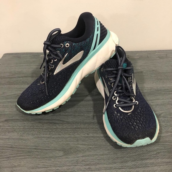 Brooks Ghost 11 blue running shoes 6.5 - Picture 9 of 10